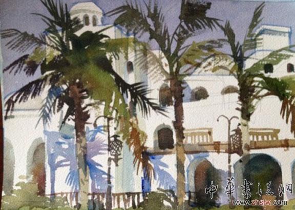  劉大為作品——土耳其伊斯坦布爾蘇萊曼清真寺