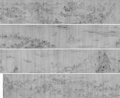 元代王振鵬《江山勝覽圖》（局部）