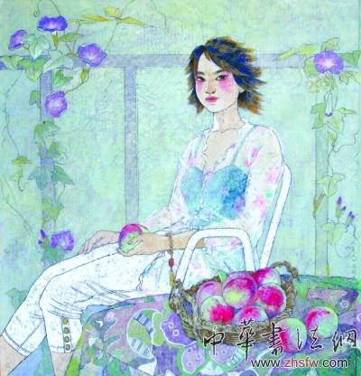 夏 天 (水彩丙稀畫·局部) 王 霞