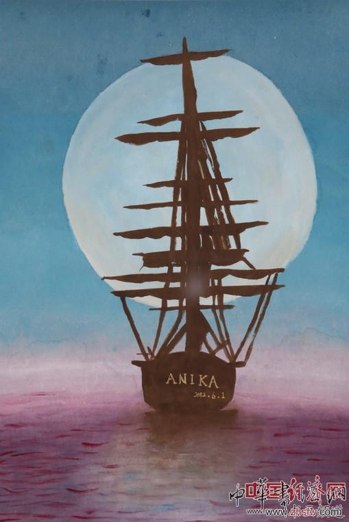 何旻熹國(guó)畫(huà)作品