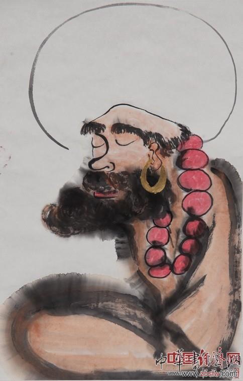 何旻熹國(guó)畫(huà)作品