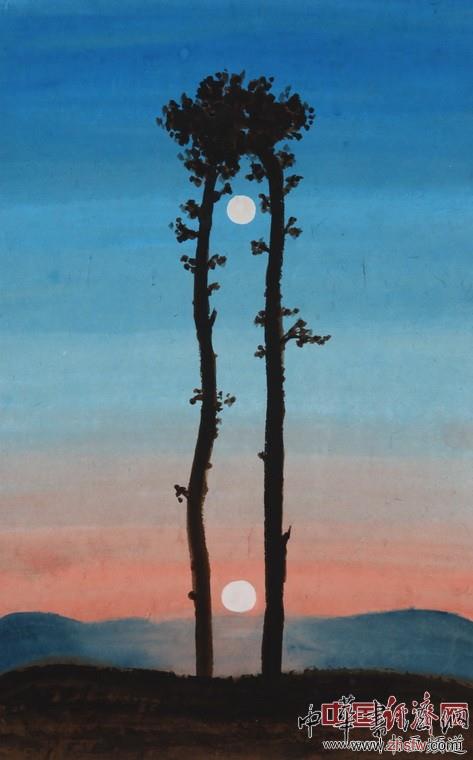 何旻熹國(guó)畫(huà)作品