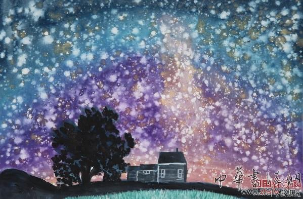 何旻熹國(guó)畫(huà)作品