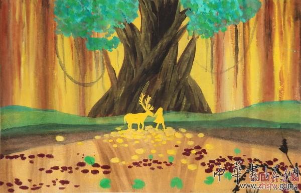 何旻熹國(guó)畫(huà)作品