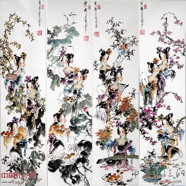 國畫大師梁永和國畫作品