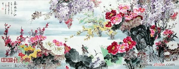 國畫大師梁永和國畫作品