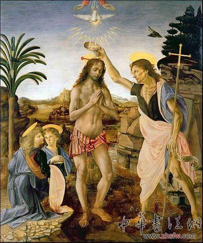 達芬奇 (18歲) 《基督受洗》