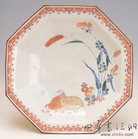 日本柿右衛(wèi)門古陶瓷資料館藏彩瓷盤