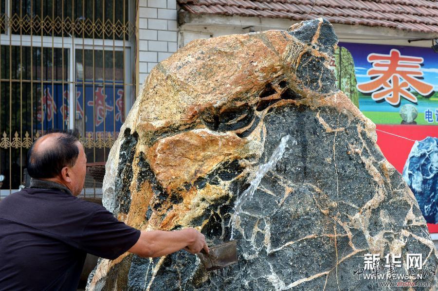 （新華網(wǎng)）（1）泰山老農(nóng)發(fā)現(xiàn)&ldquo;雄獅&rdquo;&ldquo;金龜&rdquo;石