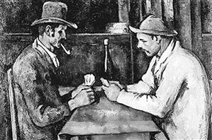 塞尚的《玩紙牌者》售價高達(dá)2.5億美元。