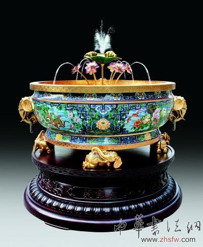 聚寶盆（大型景泰藍(lán)） 鐘連盛