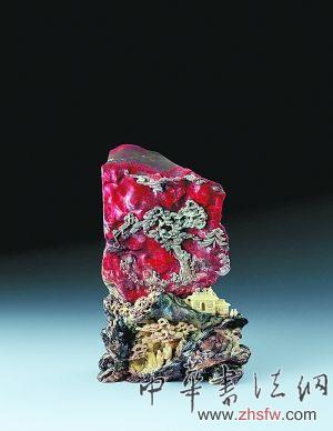 以色論價導致仿品層出不窮 昌化雞血石謹防造假