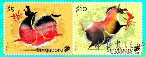 新加坡馬年紀念郵票遭吐槽
