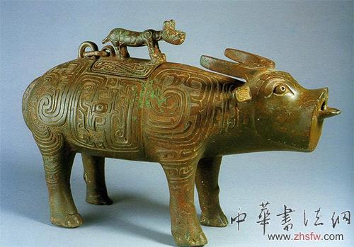 07出土于寶雞岐山縣的牛尊