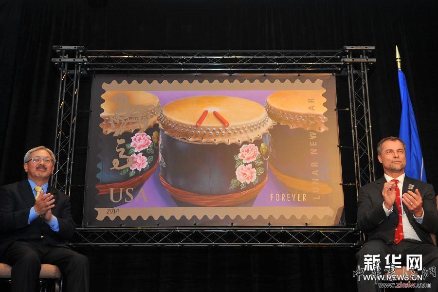 （XHDW）（1）美國(guó)發(fā)行馬年郵票