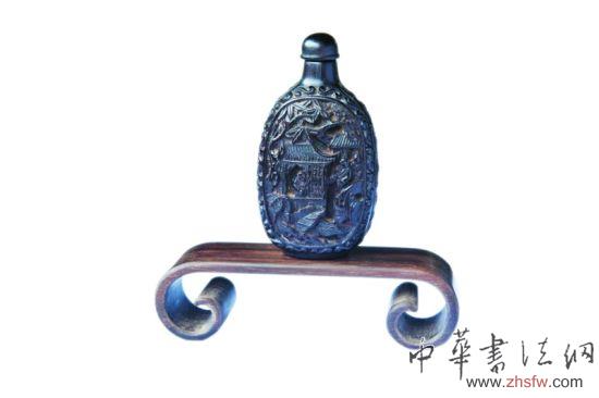 鼻煙壺·小葉紫檀·胡寶林