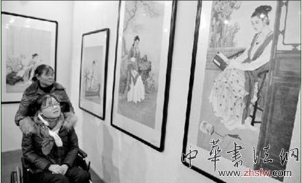 殘疾女畫家汪玉婷