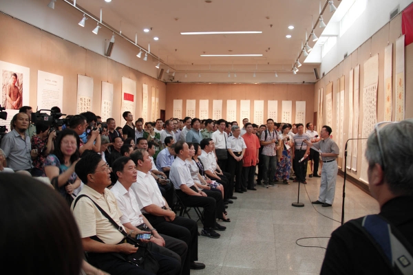 張桂光自書詩文展開幕 美感與情感的盛宴