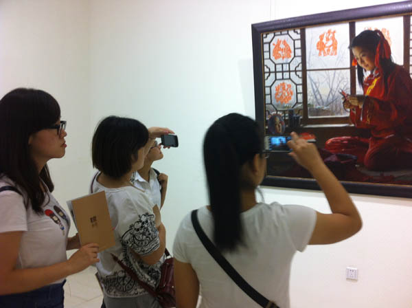 8壹油畫展在長安美術(shù)館開幕