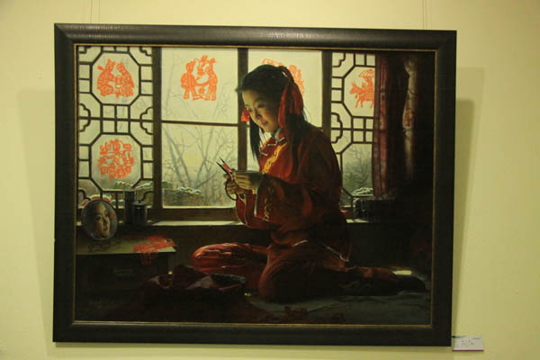 8壹油畫展在長安美術(shù)館開幕