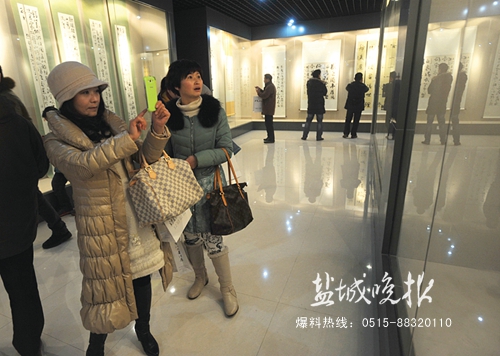 宋曹故里八人書法展在江蘇鹽城舉行