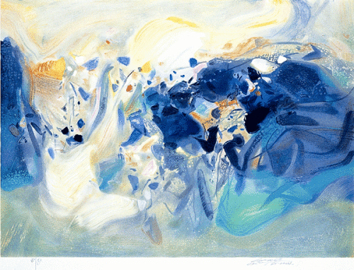 著名畫家朱德群逝世 留世油畫作品賞析【3】