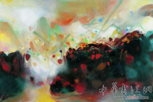 著名畫(huà)家朱德群逝世 留世油畫(huà)作品賞析【8】