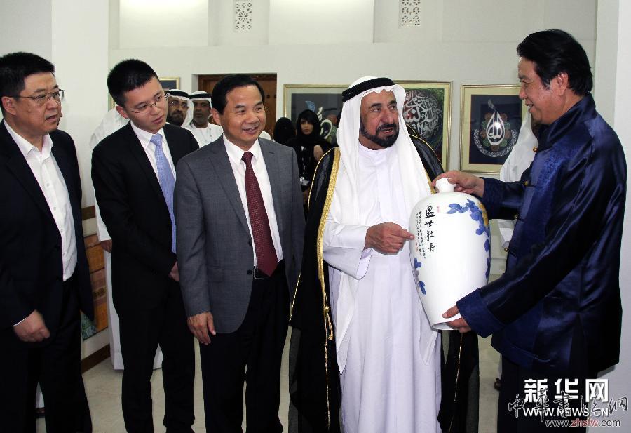 （XHDW）（3）阿聯(lián)酋沙迦國際書法雙年展開幕