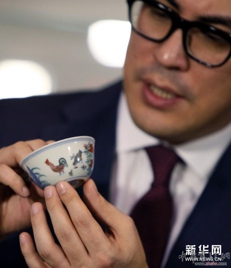 （文化）（2）香港蘇富比春拍：明成化斗彩雞缸杯刷新中國瓷器拍賣新紀(jì)錄