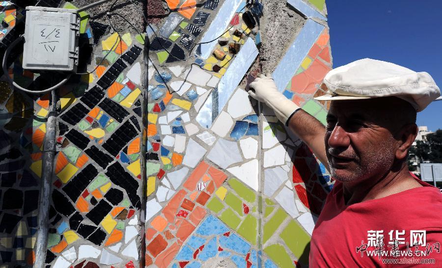 （國(guó)際）（6）敘利亞環(huán)保壁畫：重燃生活的希望