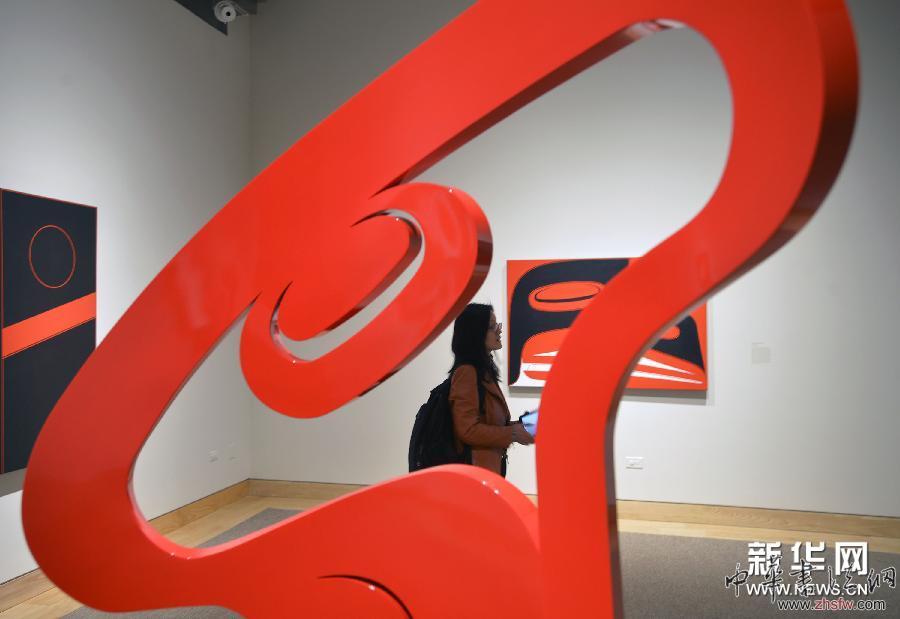 （晚報）（1）美洲印第安原住民藝術(shù)家作品在紐約展出