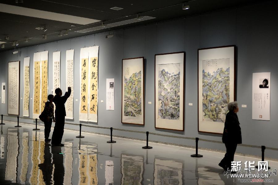 福建書畫巡展山東 組圖 (晚報(bào))(1)福建書畫巡展山東