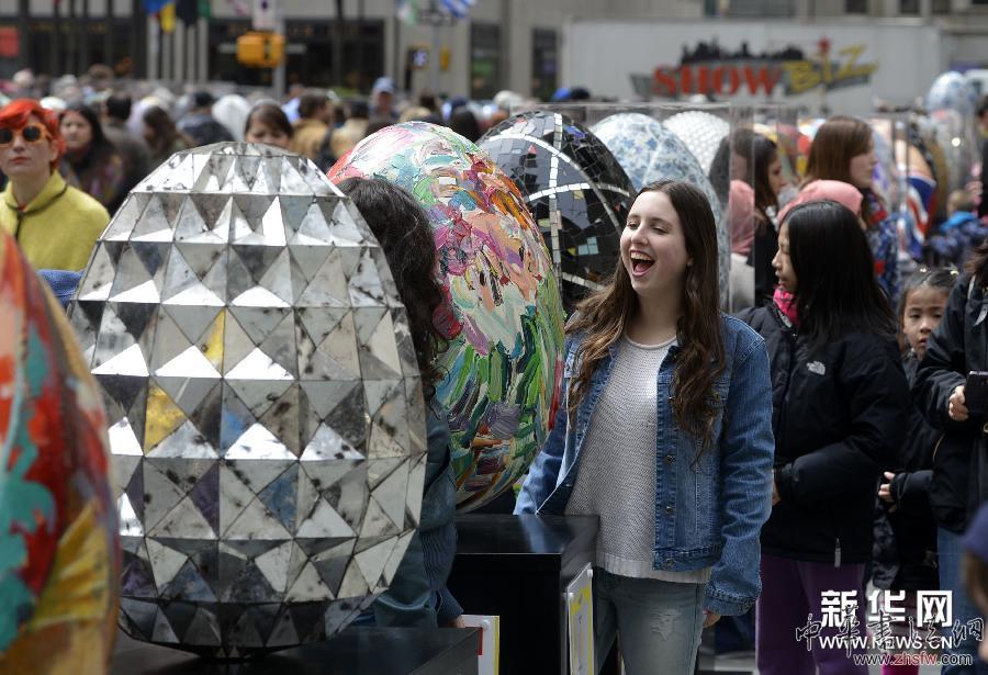 （國際）（4）紐約舉行復活節(jié)彩蛋藝術(shù)展