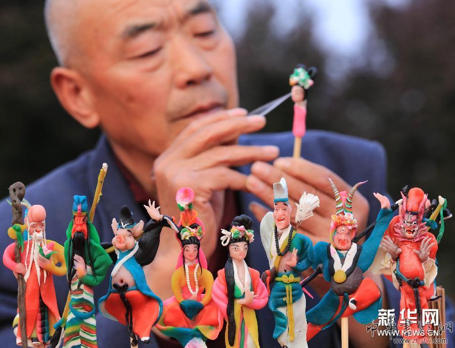 民間藝人董金龍和他的面塑 組圖 #(文化)(3)民間藝人董金龍和他的面塑