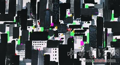 吳冠中抽象畫作現(xiàn)身嘉德夜場(圖)