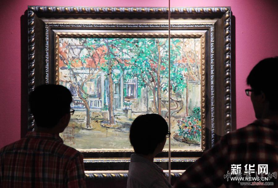 南京藝術(shù)學(xué)院美術(shù)館展出院藏劉海粟作品 圖 #(晚報(bào))(1)南京藝術(shù)學(xué)院美術(shù)館展出院藏劉海粟作品