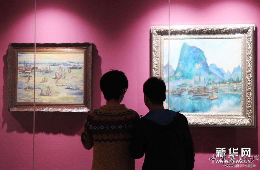 #（晚報(bào)）（2）南京藝術(shù)學(xué)院美術(shù)館展出院藏劉海粟作品