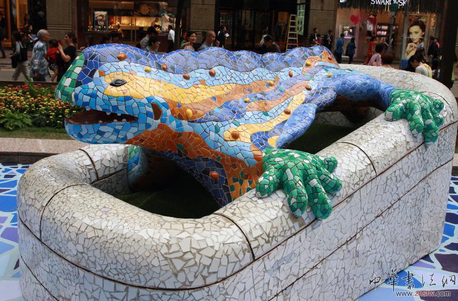 （晚報(bào)）（1）西班牙建筑師高迪作品在港展出