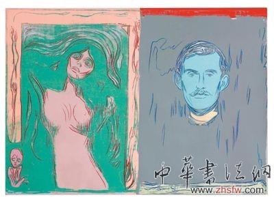 安迪&middot;沃霍爾對蒙克的經(jīng)典作品注入了自己鮮明的個(gè)人風(fēng)格。 主辦方供圖