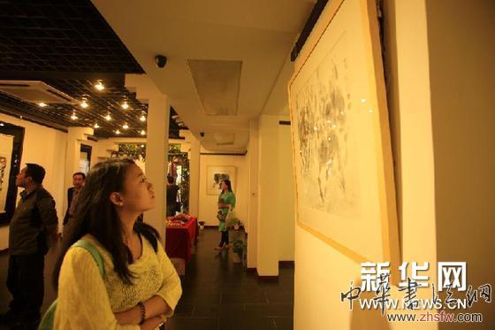 (XHDW)(1)“水墨魂·視典”書畫展在西安開幕