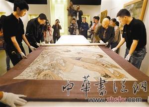 徐悲鴻與法國(guó)學(xué)院大家作品聯(lián)展北京開幕 圖