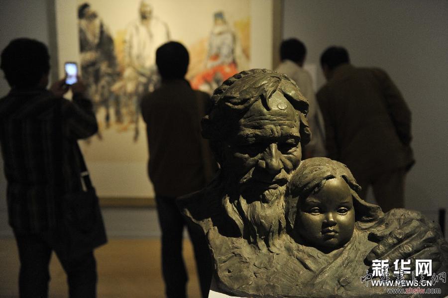 （文化）（1）中國意象&mdash;&mdash;當(dāng)代中國水墨與雕塑藝術(shù)展在京開幕