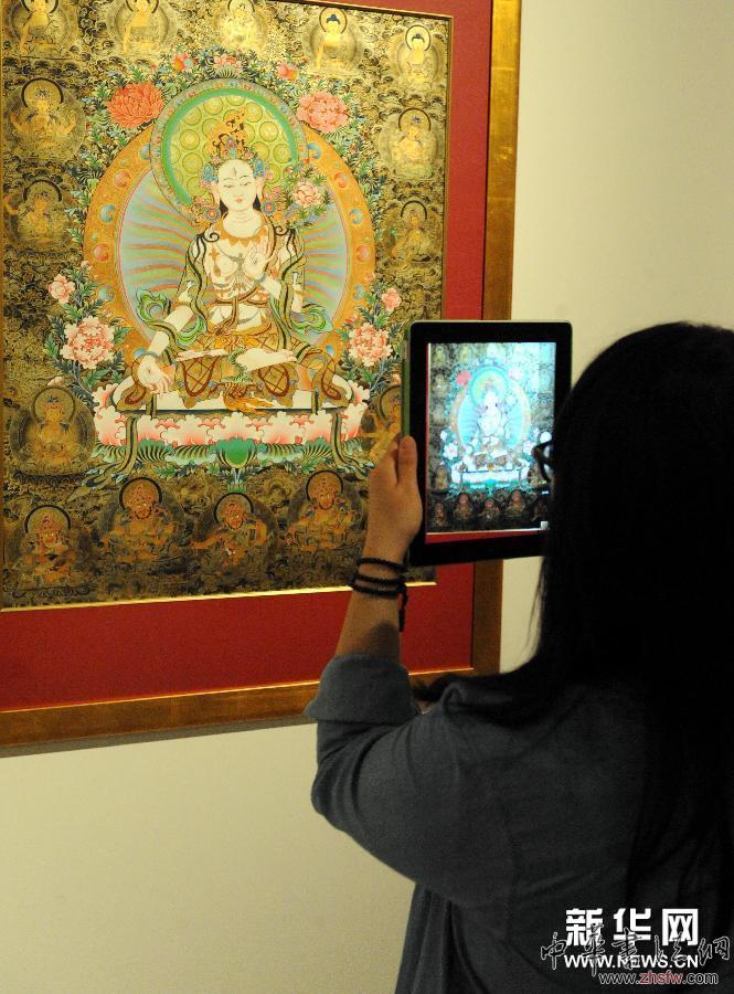 （新華網）（2）&ldquo;娘本唐卡藝術展&rdquo;在國博展出