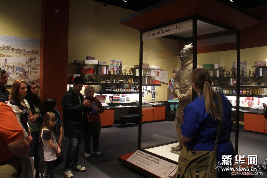 （國(guó)際）（3）秦始皇兵馬俑&ldquo;造訪&rdquo;美國(guó)兒童博物館