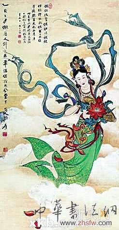 收藏入門:一夜成名的藝術(shù)家 你敢投資嗎 張大千 天女散花 2010年拍出6200萬元