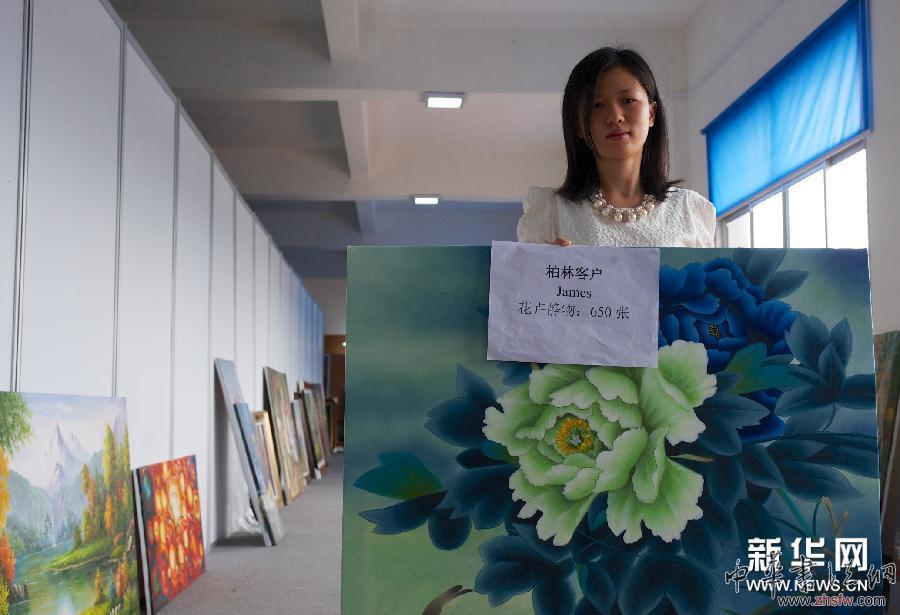 （文化）（3）江西上猶：靚麗油畫走俏國際市場