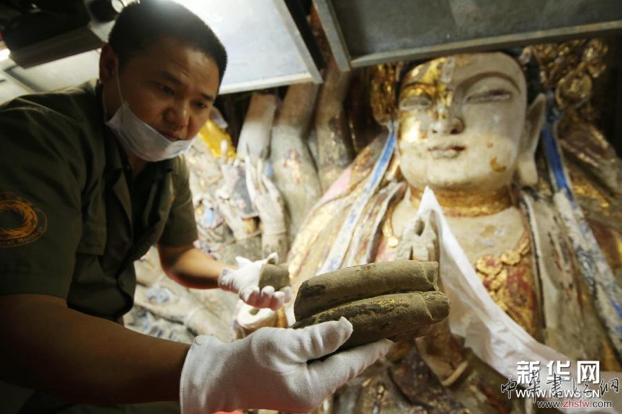 千手觀音腹中“暗格”再現(xiàn)歷史遺物 圖 #(文化)(7)千手觀音腹中“暗格”再現(xiàn)歷史遺物