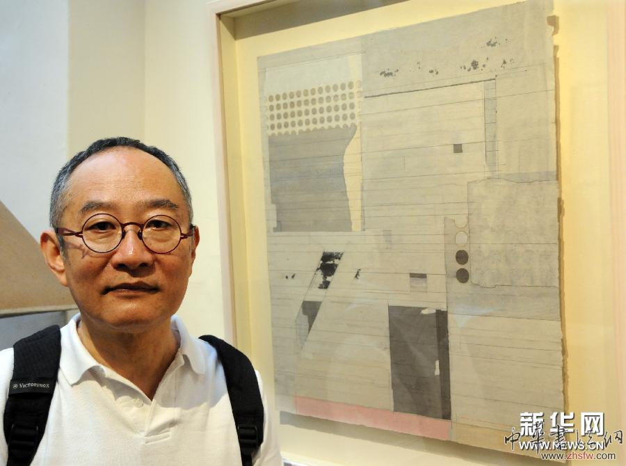 #（文化）（1）抽象水墨藝術(shù)家梁銓作品展臺(tái)北開(kāi)展