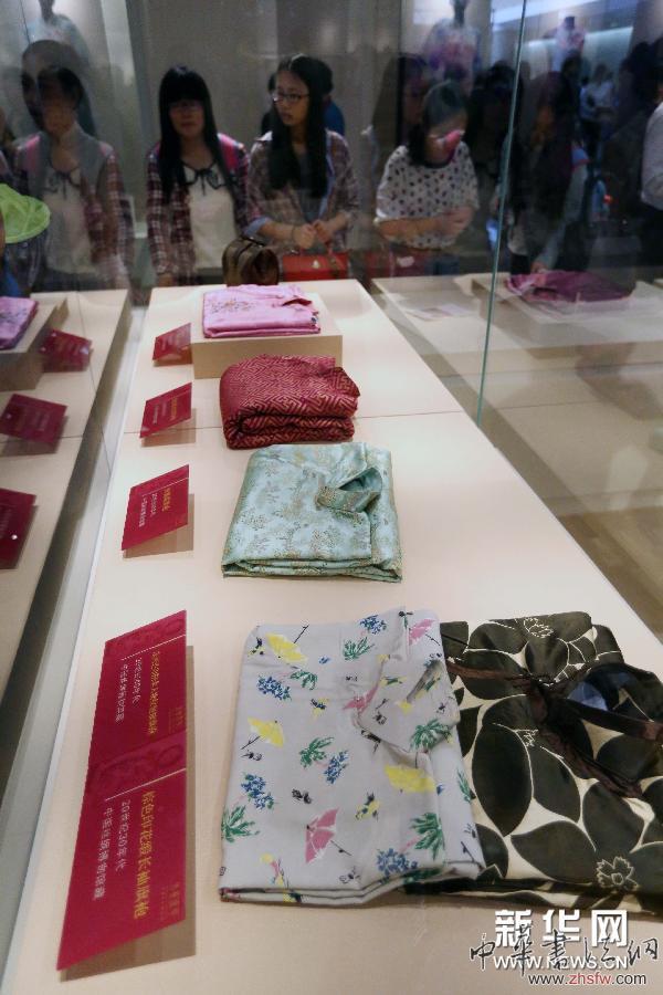 #（社會(huì)）（2）&ldquo;中國(guó)百年旗袍展&rdquo;亮相南京