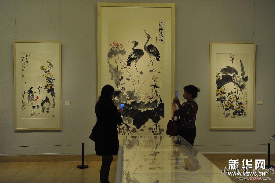 （晚報(bào)）（1）&ldquo;杜蘅情懷&mdash;&mdash;朱軍繪畫(huà)作品展&rdquo;在京開(kāi)幕